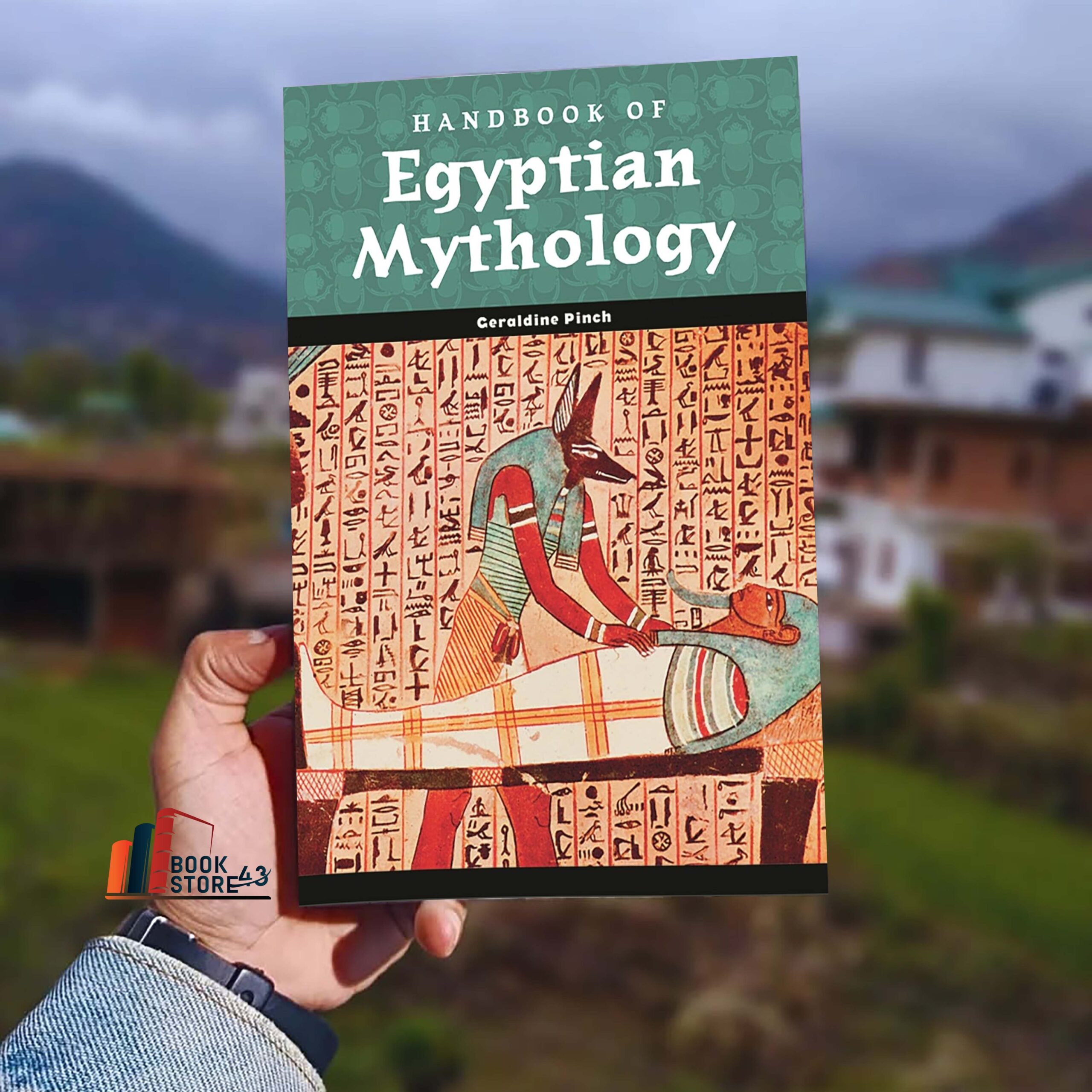 Handbook of Egyptian Mythology Handbook of Egyptian Mythology book cover – comprehensive reference by Geraldine Pinch exploring ancient Egyptian gods, myths, and cultural beliefs from 3200 BCE to 400 CE