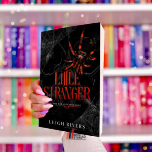 Little Stranger book cover – dark mafia romance by Leigh Rivers featuring a pregnant heroine, a ruthless crime boss, and a dangerous love story set in a world of secrets and obsession