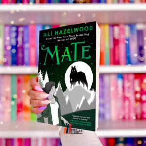Mate book cover – paranormal romantasy novel by Ali Hazelwood featuring a human-Were hybrid, political intrigue, and fated mates